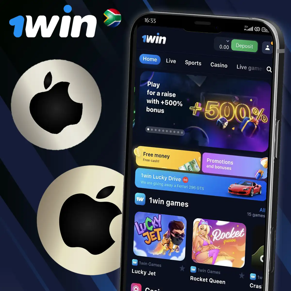 How to install the mobile version of 1Win for iOS