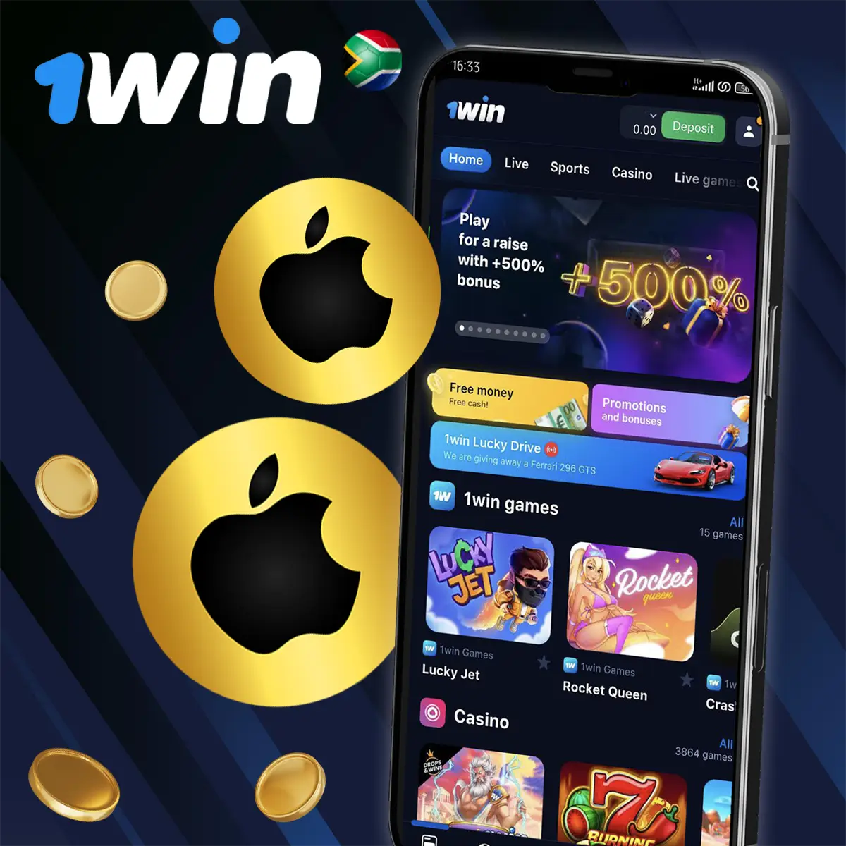 iOS Application 1Win South Africa