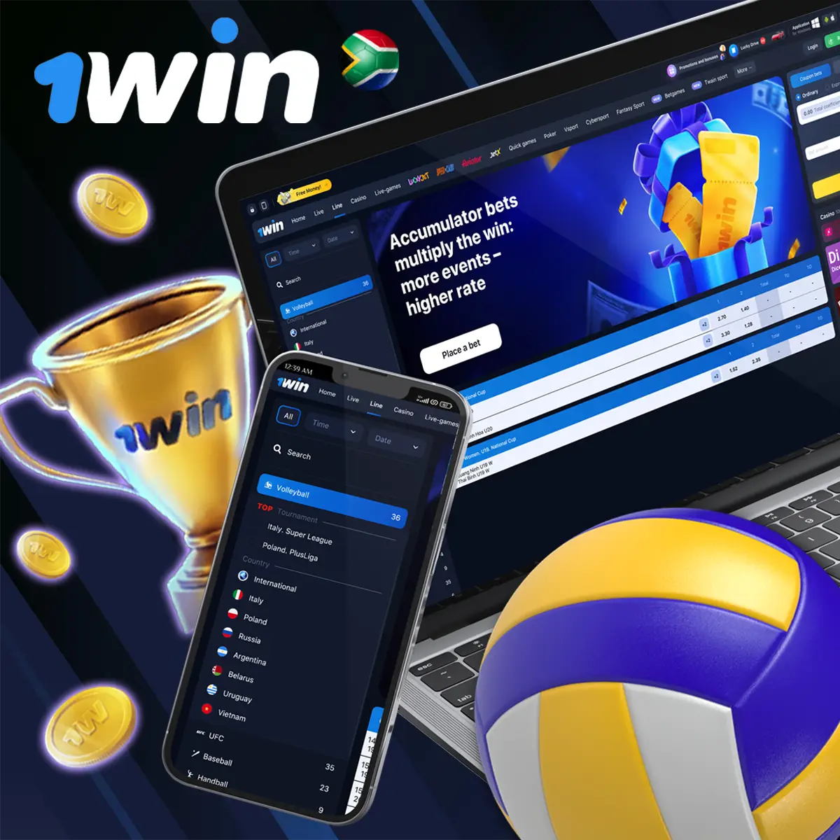 Volleyball Betting 1Win